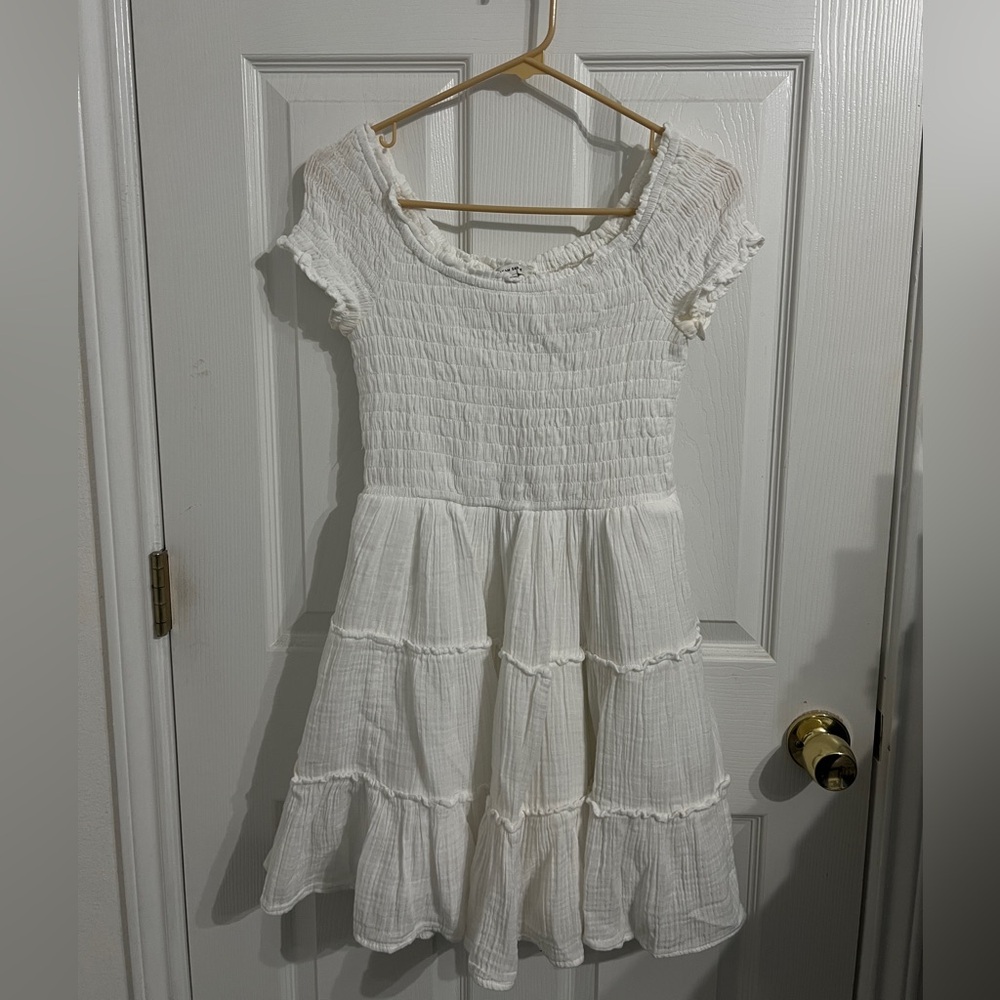 American Eagle XSmall White Sun Dress